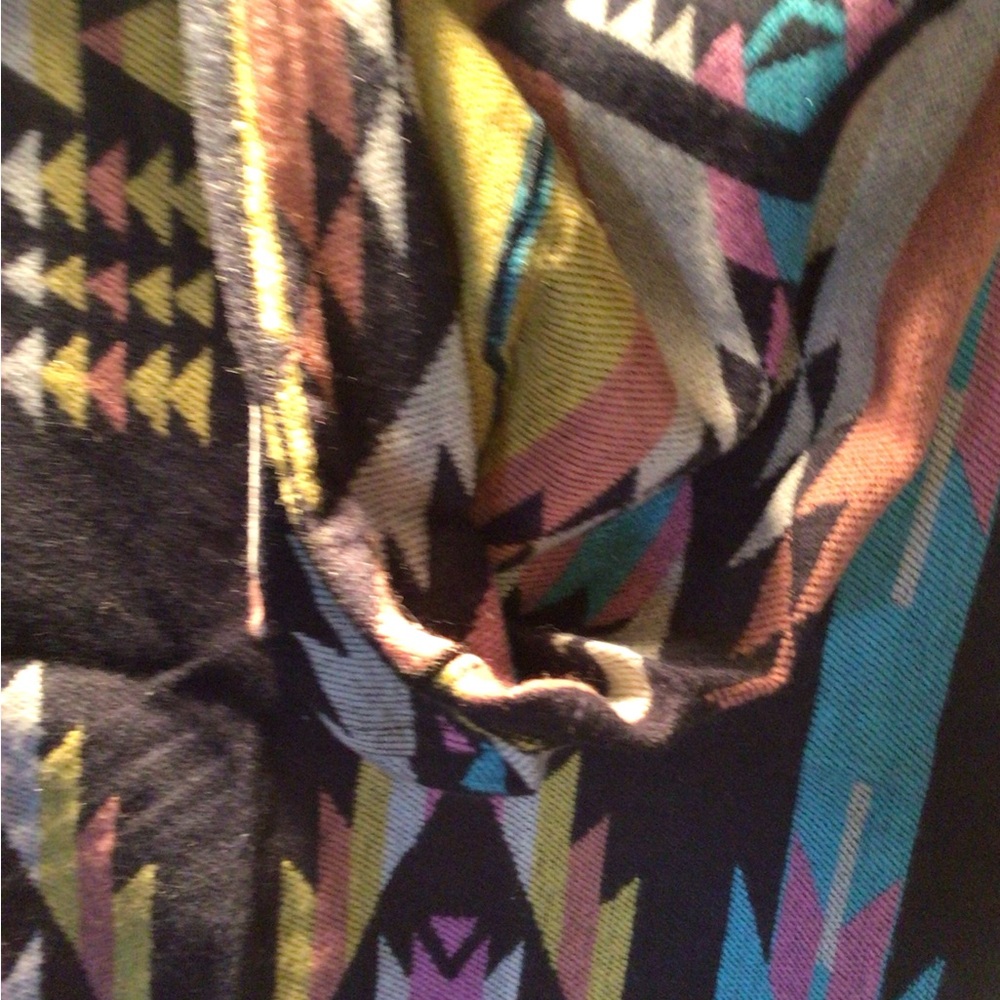 Geometric Patterned Multicolor Sweater - image 3